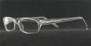 Soho Eyewear 58 Eyeglasses Crystal Clear Plastic Rectangular Frames