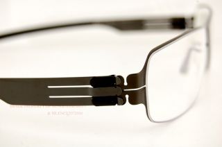 Brand New IC Berlin Eyeglasses Frames Model MUT Color Gunmetal for Men