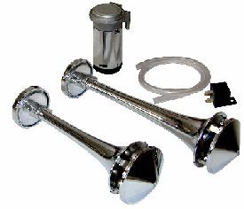 Wolo Airsplitter 415 MC Dual Tone Air Horn Trumpets