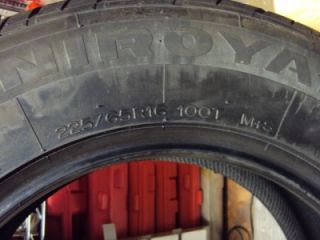 Uniroyal Tiger Paw Touring 225 65R16 100T Brand New Tire
