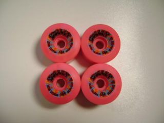 Santa Cruz Bullet Church Glass Skateboard Wheels 60mm 97A Pink