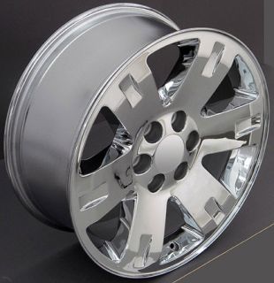 20 Chrome Yukon Wheels 20 x 8 5 Rims Fit GMC Chevrolet Cadillac Set