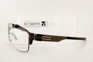Brand New IC Berlin Eyeglasses Frames Arthur Color Graphite for Men