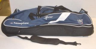 Champion US Lacrosse Equipment Roller Bag Blue Black