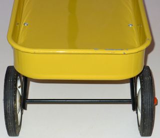 Vintage Western Flyer Jet Little Yellow Wagon Ride on Cart