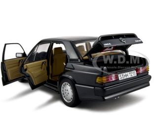 Mercedes 190E 2 3 16 Black 1 18 Diecast Model Autoart