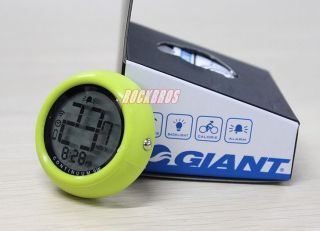 Giant Cycling Wireless New Computer Speedometer Continuum 9 Green