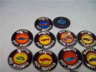 Vintage Hot Wheels Redline Mustang More Buttons Badges RARE