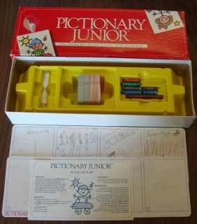 Pictionary Junior 1987 Board Game Complete
