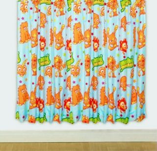 Moshi Monsters Monsters 66 x 72 inch Drop Curtain Pair Brand New