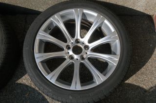 M5 OEM 19 OEM WHEELS STAGGERED WITH TIRES 525 530 550 545 Style 166
