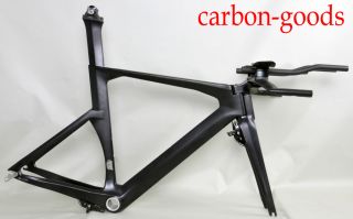 Full Carbon Triathlon Time Trial TT Frame Aero TT Handlebars Di2