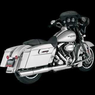 VANCE & HINES Twin Slash Slip on 4.5 inch Muffler for 2010 Harley FLHX