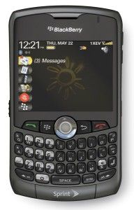 Rim Blackberry Curve 8330 Sprint Cell Phone Grey Full Kit Included