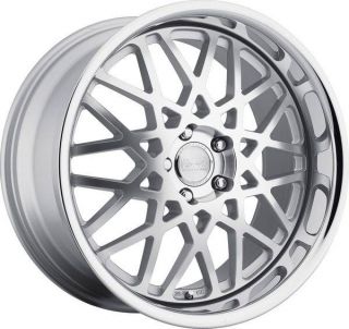 Concept One RS 55 20 Matte Silver 5x114 3 Mustang GT Genesis GS430