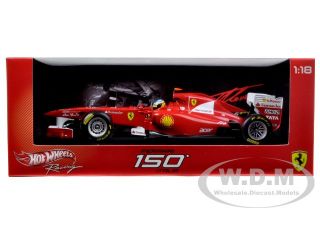 Ferrari 150 Italia F2011 Fernando Alonso 5 1 18 by Hotwheels W1073