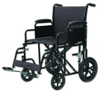 22 Seat Bariatric Transport Chair Wheelchair Burgundy