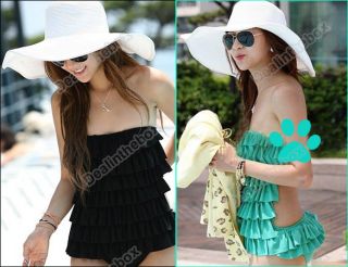 Fold Large Brimmed Hat Sun Beach Derby Straw Summer Hat