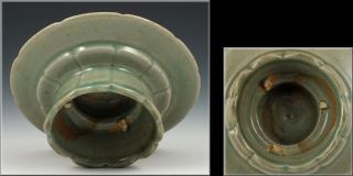 Fine Koryo Dynasty Korean Celadon Cup Stand Circa 918 1392