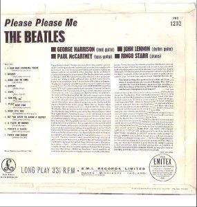 Beatles Please Please Me Yellow Black Mono Plays EX Very Clean Sleeve