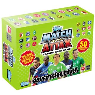 MATCH ATTAX 2011 / 2012 Adventskalender  Limitiert  Fußball