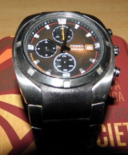 Fossil Herren Armbanduhr Chronograph Edelstahl Sport CH2449