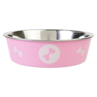 Top Paw Bella Dog Bowl   Pink