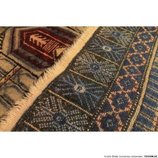 Antik Handgeknüpfter Perser Orient Teppich Belutsch Iran Tappeto Rug