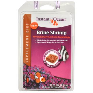 Instant Ocean Brine Shrimp Supplement Diet Fish Food   Saltwater   Fish