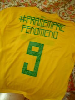 11/12 BRAZIL JERSEY RONALDO FOREVER authentic