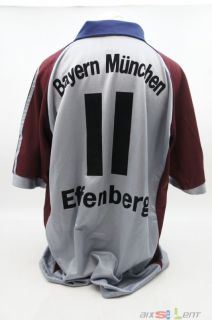 FC Bayern München Spielertrikot Shirt match worn Derby 98/99 silber