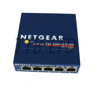 ProSafe Ethernet 105 Switch 5 Port Hub 10 / 100 MBit Metall FS 105