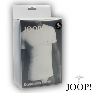 Joop Premium T Shirts Herren 2er Set T Shirt Doppelpack schwarz weiss
