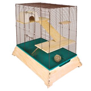 Small Pet Cages, Habitats & Hutches Ware Natural Wood Cage for Rats