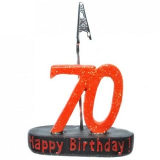Kartenhalter Geburtstagszahl 70 Tischdeko Dekoration zum 70 Geburtstag