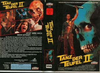 VHS   FSK 18   TANZ DER TEUFEL 2   BRUCE CAMPBELL