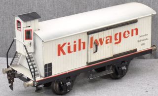 Märklin 1987/1 Kühlwagen mit Brhs weiß Blech__Spur 1