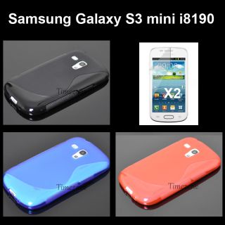 gel Huelle Schutzhuelle fuer Samsung galaxy S3 SIII mini i8190 2 X
