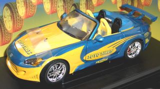 ERTL/33488 ´00 HONDA S2000 TOYO TIRES  yellow/blue  118