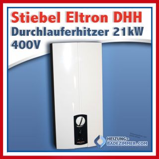 Stiebel Eltron Durchlauferhitzer hydraulisch 21 kW DHH 21 Si