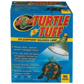 Zoo Med Turtle Tuff Splashproof Halogen Lamp   Heating   Reptile
