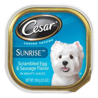 cesar canine cuisine Scrambled Egg and Sausage Dog Food   Dog