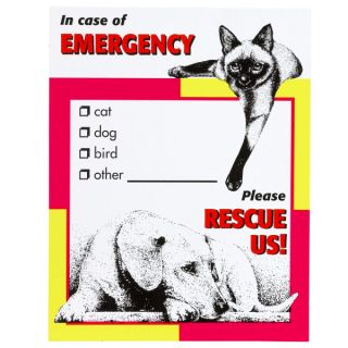 Emergency Rescue Decals   Summer PETssentials   Dog