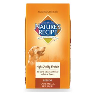 Nature's Recipe Senior Lamb Meal and Rice Natural Dog Food   Sale   Dog