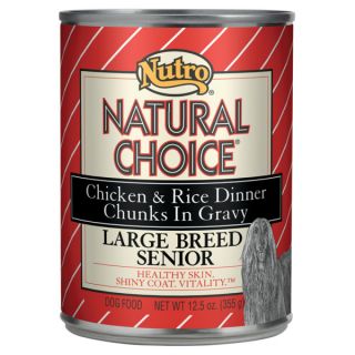 Nutro Natural Choice Large Breed Senior Chicken & Rice Recipe Canned Dog Food   Sale   Dog