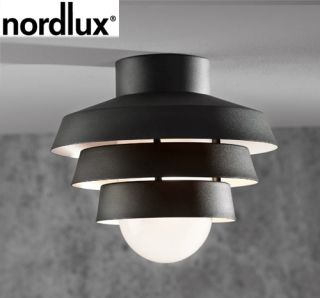 Nordlux Outdoor Deckenleuchte Elements 22 60W, E27, schwarz