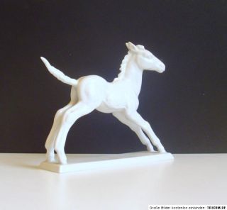 Rosenthal porcelain figurine, horse, stamped with the Rosenthal mark