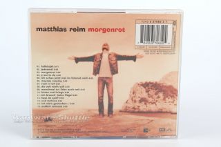 Matthias Reim   Morgenrot   CD 0724353706524