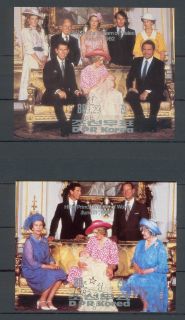 11 Blocks Lady Diana , Geburt von Prince William ,Königshaus