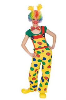 Clownkostüm Kostüm Clown gelb Clown Latzhose Latzhose Clowns Zirkus